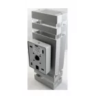 MasterLED INEZ Kerti oldalfalra helyezhető szürke lámpa