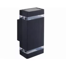   MasterLED Hana Kerti oldalfalra helyezhető RAL7021 sötét szürke színű lámpa GU10-es foglalattal