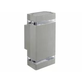   MasterLED Hana Kerti oldalfalra helyezhető szürke színű lámpa GU10-es foglalattal