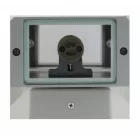 MasterLED Hana Kerti oldalfalra helyezhető szürke színű lámpa GU10-es foglalattal