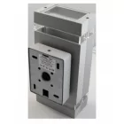 MasterLED Hana Kerti oldalfalra helyezhető szürke színű lámpa GU10-es foglalattal