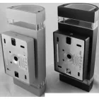 MasterLED Hana Kerti oldalfalra helyezhető fekete színű lámpa GU10-es foglalattal