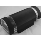 MasterLED Hana Kerti oldalfalra helyezhető fekete színű lámpa GU10-es foglalattal