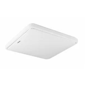   Strühm Sola Slim 20 W-os 280x280 mm négyzet alakú natúr fehér mennyezeti lámpa IP44-es védettségű