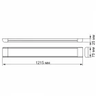Videx Batten Led falon kívüli fehér lámpa 54W 1.2М 5000K VL-BN-54125