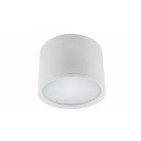   Strühm Rolen 7 W-os ø100 mm fehér színű kerek natúr fehér mennyezeti lámpa IP20-as védettségű