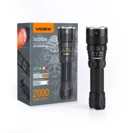 VIDEX Taktikai LED zseblámpa 2000Lm 5000K  AT255RG