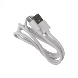 Ecolight USB-A/USB-C kábel, fehér, 2 m