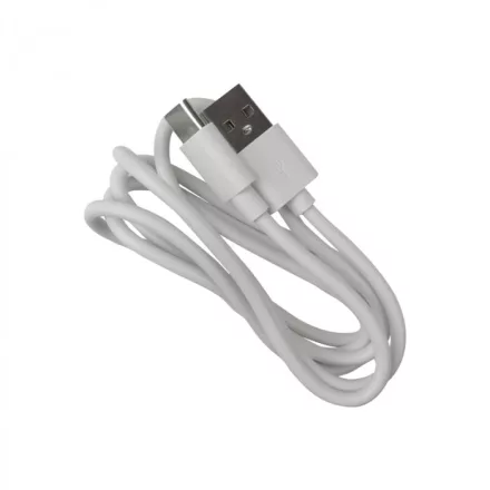 Ecolight USB-A/USB-C kábel, fehér, 2 m
