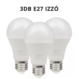 EcoLight E27-es foglaltú izzó 3db