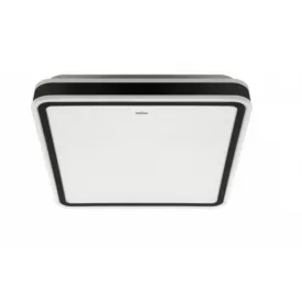   Strühm Aurelia 24 W-os 330x330 mm négyzet alakú natúr fehér mennyezeti lámpa IP44-es védettségű