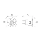 Strühm Max Rózsa alakú 0 4 W-os led irányfény