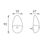 Strühm Ego 0 5 W-os led irányfény