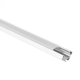   Ecolight eloxált sarok aluprofil  íves tejszerű fedéllel  2 méteres szál
