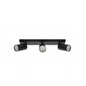 Strühm Manam GU10 foglalatú 3-as fekete mennyezeti lámpa