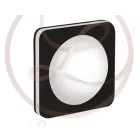 Strühm Goti 5 W-os süllyesztett natúr fehér fekete színű négyzet alakú LED-es mennyezetlámpa