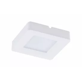   Strühm Iga 1 8 W-os 70x70 mm négyzet alakú natúr fehér dekoratív mennyezeti lámpa