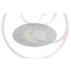 Strühm Slim 3 W-os süllyesztett hideg fehér fehér színű kör alakú LED-es mennyezetlámpa