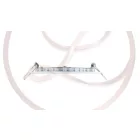 Strühm Slim 3 W-os süllyesztett hideg fehér fehér színű kör alakú LED-es mennyezetlámpa