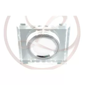   Strühm Stan Led négyzet alakú spot keret króm GU10-es foglalattal