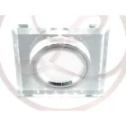 Strühm Stan Led négyzet alakú spot keret króm GU10-es foglalattal