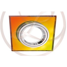   Strühm Stan négyzet alakú spot keret kaméleon/króm GU10-es foglalattal