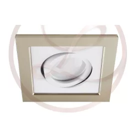   Strühm Borys négyzet alakú spot keret bézs/fehér GU10-es foglalattal