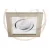 Strühm Borys négyzet alakú spot keret bézs/fehér GU10-es foglalattal