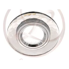   Strühm Hanna kör alakú spot keret átlátszó/króm GU10-es foglalattal