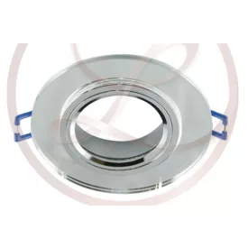   Strühm Selena kör alakú spot keret átlátszó/króm GU10/MR16-os foglalattal