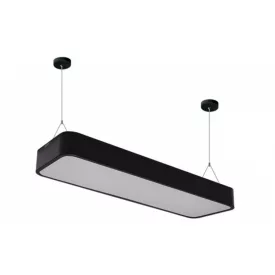   Strühm Flara 24 W-os natúr fehér fekete függesztett lámpa