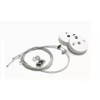 Strühm Flara 24 W-os natúr fehér fehér függesztett lámpa