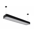 Strühm Flara 45 W-os natúr fehér fekete függesztett lámpa