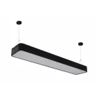 Strühm Flara 45 W-os natúr fehér fekete függesztett lámpa