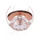 Strühm Mira barna kerek süllyesztett lámpatest G4-es foglalattal