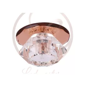   Strühm Mira barna kerek süllyesztett lámpatest G4-es foglalattal