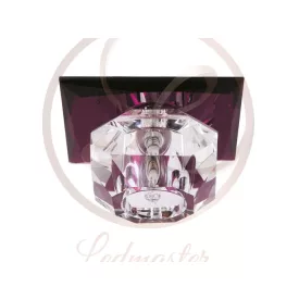   Strühm Nufer lila szögletes süllyesztett lámpatest G4-es foglalattal