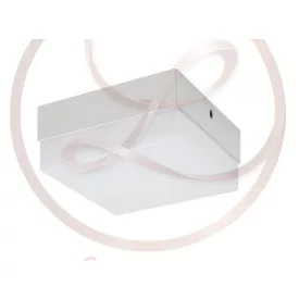   Strühm Robin 12 W-os falon kívüli natúr fehér fehér színű négyzet alakú LED-es mennyezetlámpa