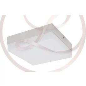   Strühm Robin 18 W-os falon kívüli natúr fehér fehér színű négyzet alakú LED-es mennyezetlámpa