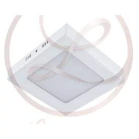   Strühm Martin 6 W-os falon kívüli natúr fehér fehér négyzet alakú LED-es mennyezetlámpa