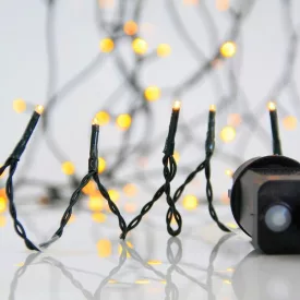   Eurolamp 37,95m-es LED fényfüzér, meleg fehér, programozható, IP44
