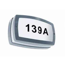   Strühm Solina Led 8 W-os szürke házszám világító lámpa