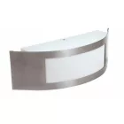 Strühm Mango-1 kültéri matt króm oldalfali lámpatest E27-es foglalattal