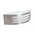 Strühm Mango-2 kültéri matt króm oldalfali lámpatest E27-es foglalattal