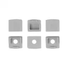  Ecolight Gipszkartonba építhető LED aluprofil  2m (Szett) 12mm széles matt fedővel
