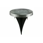 Strühm Garet Led 0 5 W-os kerek talajba szúrható napelemes lámpa