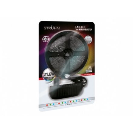 Strühm Late Led beltéri RGB 30 Led/méteres led szalag szett/3 méter