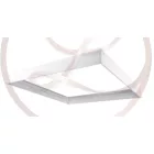 Strühm Rama Hugo négyzet alakú fehér keret 600x600 mm