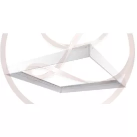 Strühm Rama Hugo négyzet alakú fehér keret 600x600 mm