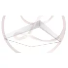 Strühm Rama Hugo négyzet alakú fehér keret 600x600 mm